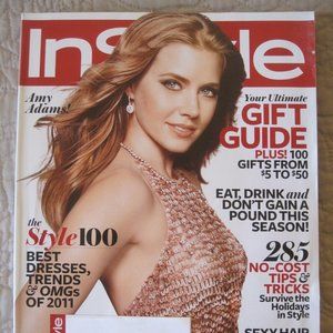 INSTYLE MAGAZINE AMY ADAMS DECEMBER 2011 *